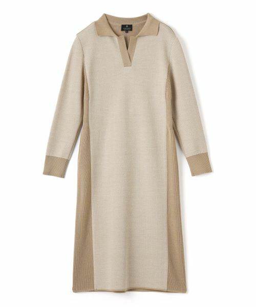 LANVIN COLLECTION / ランバン コレクション ドレス | スピリートニットワンピース(ブラウンその他)