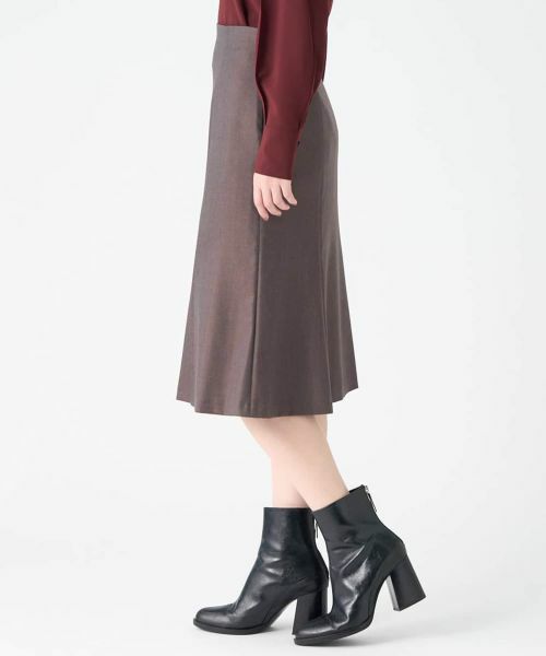 LANVIN COLLECTION / ランバン コレクション ロング・マキシ丈スカート | シルクウール マーメイドライン ストレッチスカート | 詳細2