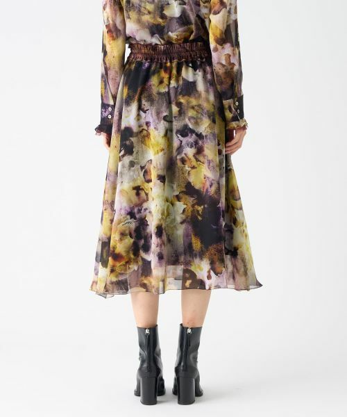 LANVIN COLLECTION / ランバン コレクション ロング・マキシ丈スカート | フラワースカート | 詳細3