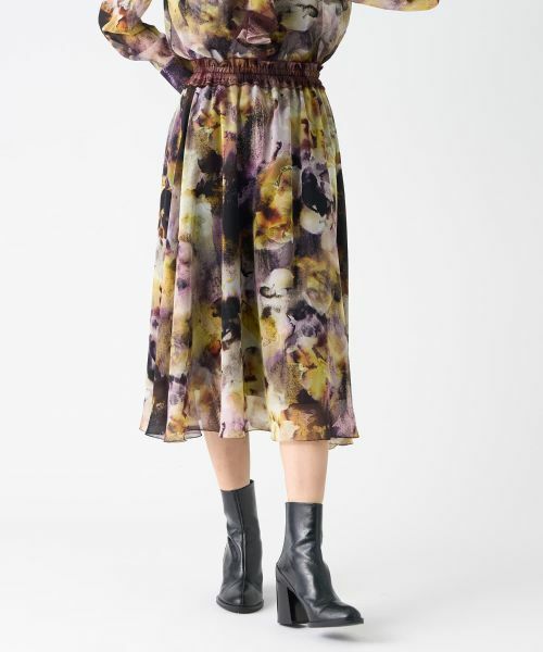 LANVIN COLLECTION / ランバン コレクション ロング・マキシ丈スカート | フラワースカート | 詳細5