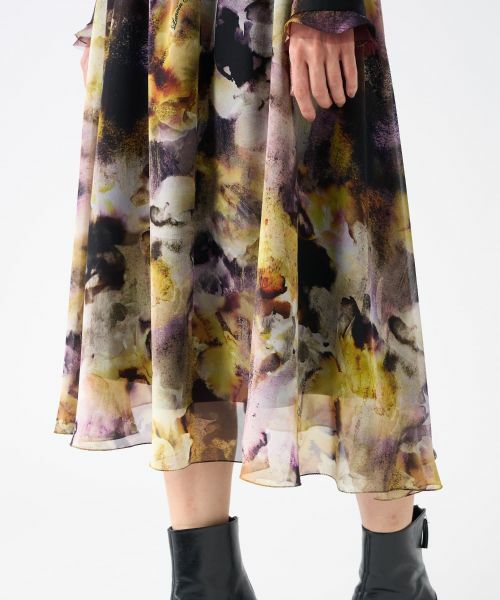 LANVIN COLLECTION / ランバン コレクション ロング・マキシ丈スカート | フラワースカート | 詳細7