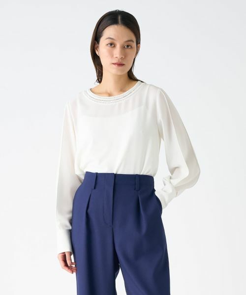 LANVIN COLLECTION / ランバン コレクション シャツ・ブラウス | セラテリーライトブラウス | 詳細1