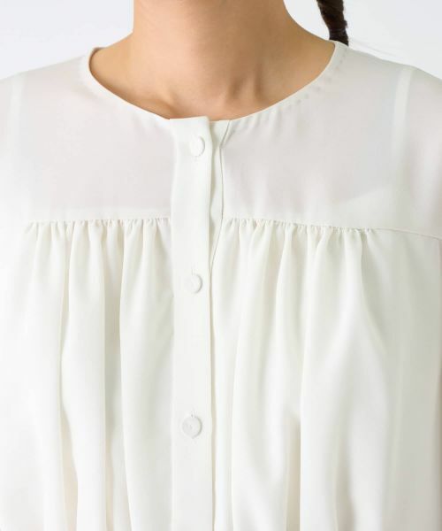 LANVIN COLLECTION / ランバン コレクション シャツ・ブラウス | ギャザーデザインブラウス | 詳細11