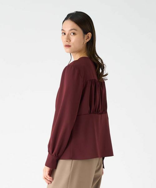 LANVIN COLLECTION / ランバン コレクション シャツ・ブラウス | ギャザーデザインブラウス | 詳細2