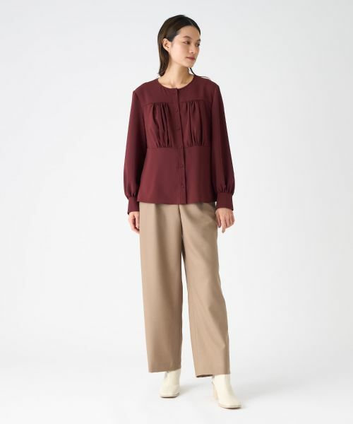 LANVIN COLLECTION / ランバン コレクション シャツ・ブラウス | ギャザーデザインブラウス | 詳細6