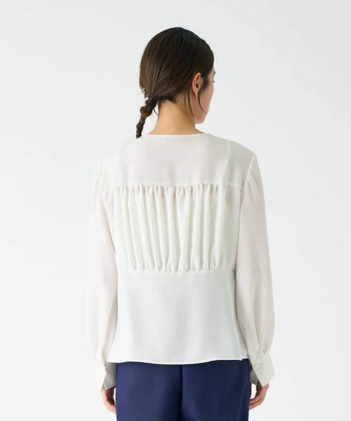 LANVIN COLLECTION / ランバン コレクション シャツ・ブラウス | ギャザーデザインブラウス | 詳細9