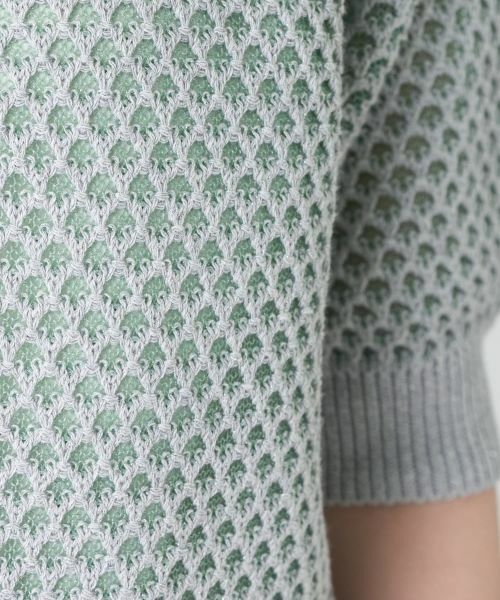 LANVIN COLLECTION / ランバン コレクション ニット・セーター | 半袖襟付きニット | 詳細11