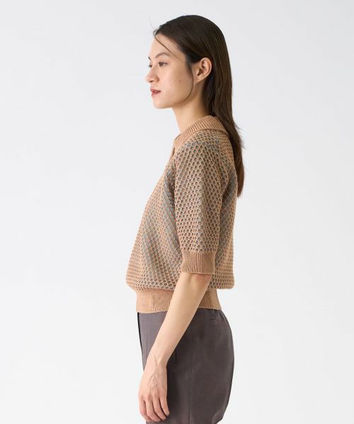 LANVIN COLLECTION / ランバン コレクション ニット・セーター | 半袖襟付きニット | 詳細2