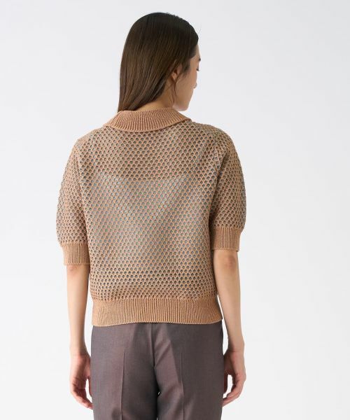 LANVIN COLLECTION / ランバン コレクション ニット・セーター | 半袖襟付きニット | 詳細3