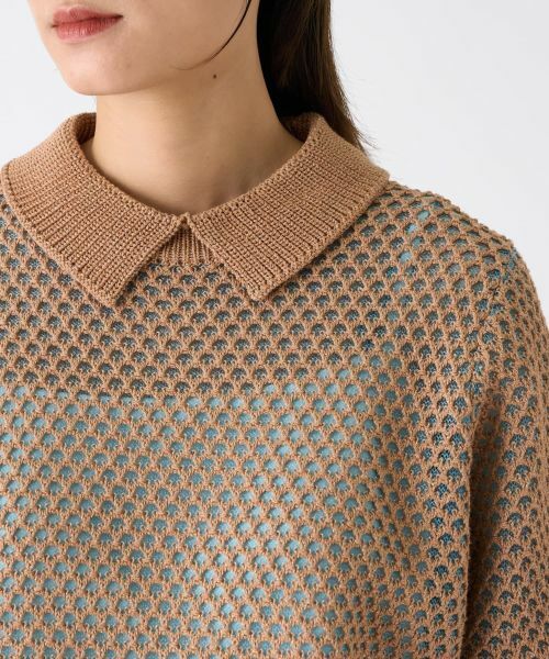 LANVIN COLLECTION / ランバン コレクション ニット・セーター | 半袖襟付きニット | 詳細5