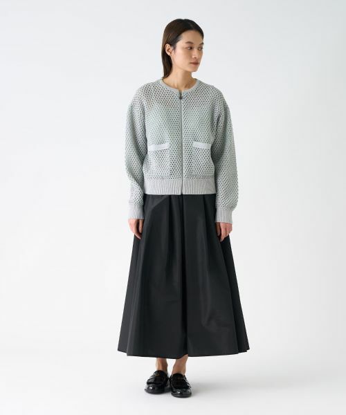 LANVIN COLLECTION / ランバン コレクション ニット・セーター | フロントジップカーディガン | 詳細1