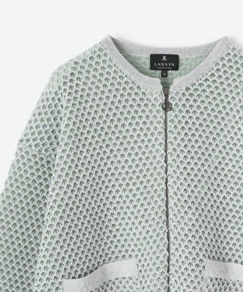 LANVIN COLLECTION / ランバン コレクション ニット・セーター | フロントジップカーディガン | 詳細14