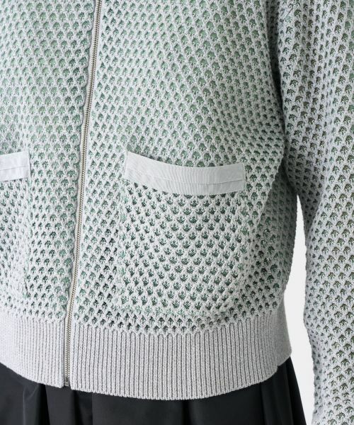 LANVIN COLLECTION / ランバン コレクション ニット・セーター | フロントジップカーディガン | 詳細3