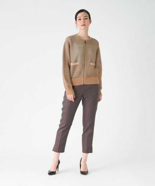 LANVIN COLLECTION / ランバン コレクション ニット・セーター | フロントジップカーディガン | 詳細4