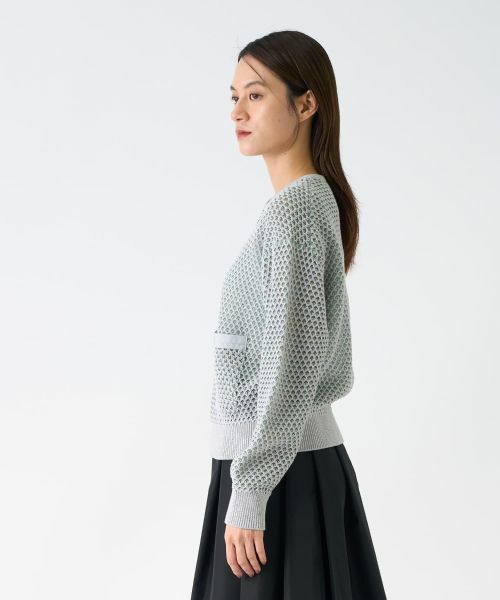 LANVIN COLLECTION / ランバン コレクション ニット・セーター | フロントジップカーディガン | 詳細6