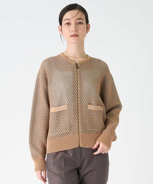 LANVIN COLLECTION / ランバン コレクション ニット・セーター | フロントジップカーディガン | 詳細9