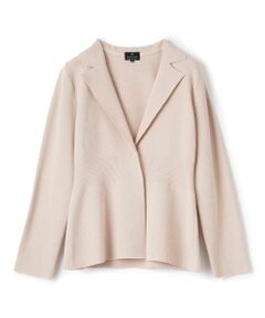 LANVIN COLLECTION / ランバン コレクション テーラードジャケット | ワッフル編みニットジャケット