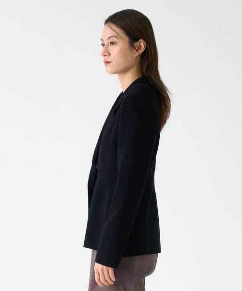 LANVIN COLLECTION / ランバン コレクション テーラードジャケット | ワッフル編みニットジャケット | 詳細10