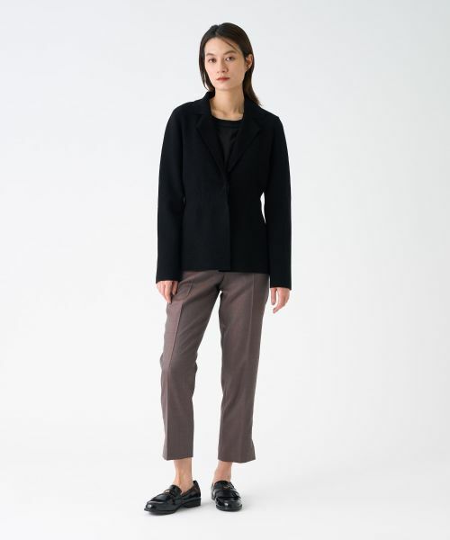 LANVIN COLLECTION / ランバン コレクション テーラードジャケット | ワッフル編みニットジャケット | 詳細14