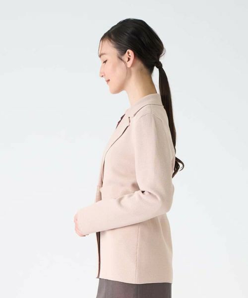 LANVIN COLLECTION / ランバン コレクション テーラードジャケット | ワッフル編みニットジャケット | 詳細2