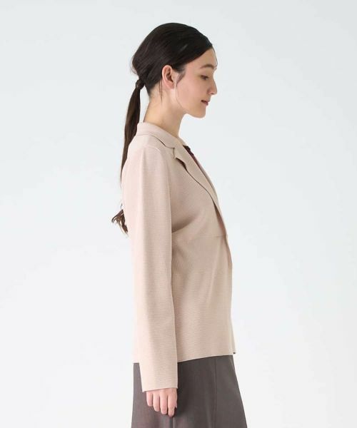 LANVIN COLLECTION / ランバン コレクション テーラードジャケット | ワッフル編みニットジャケット | 詳細4