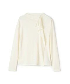 LANVIN COLLECTION / ランバン コレクション カットソー | フリルアクセントカットソー