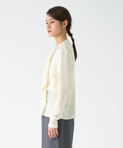 LANVIN COLLECTION / ランバン コレクション カットソー | フリルアクセントカットソー | 詳細11
