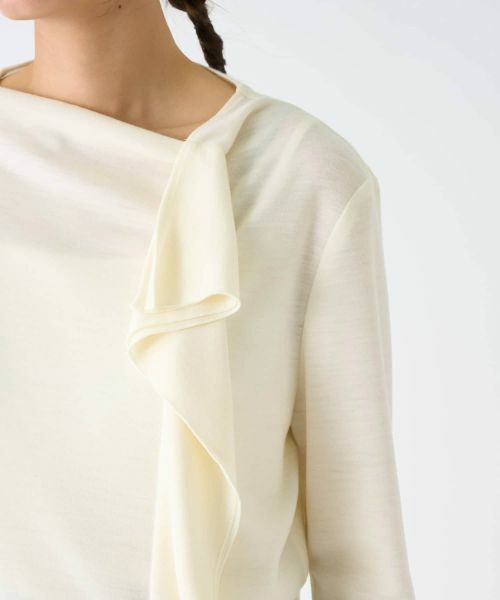 LANVIN COLLECTION / ランバン コレクション カットソー | フリルアクセントカットソー | 詳細13