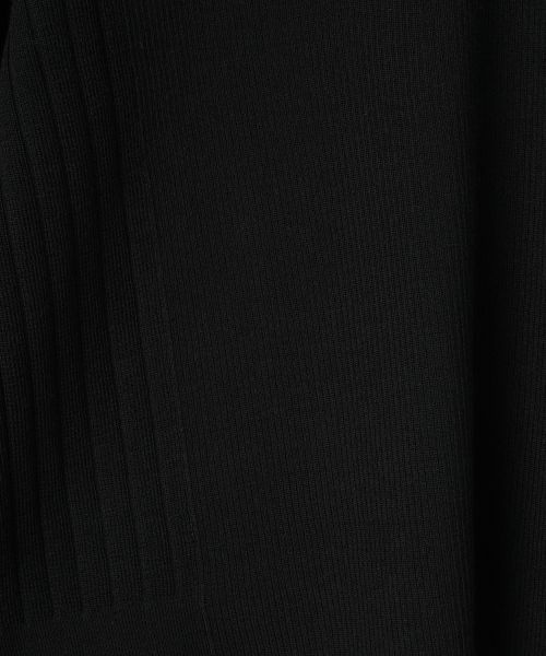LANVIN COLLECTION / ランバン コレクション ニット・セーター | リブ針抜き総針ニット | 詳細10