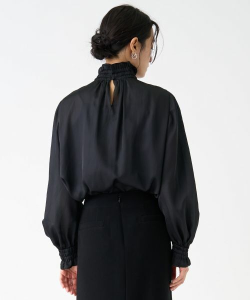 LANVIN COLLECTION / ランバン コレクション シャツ・ブラウス | ハイネックギャザーブラウス | 詳細9