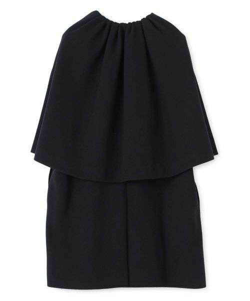 LANVIN COLLECTION / ランバン コレクション その他アウター | Super Fineマント風ジレ | 詳細1