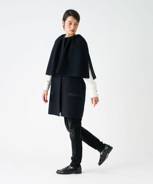LANVIN COLLECTION / ランバン コレクション その他アウター | Super Fineマント風ジレ | 詳細7