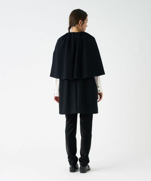 LANVIN COLLECTION / ランバン コレクション その他アウター | Super Fineマント風ジレ | 詳細8