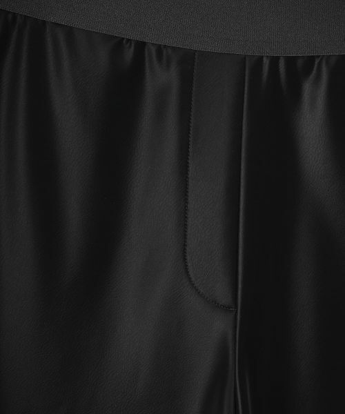 LANVIN COLLECTION / ランバン コレクション その他パンツ | フェイクレザー2WAYストレッチパンツ | 詳細4