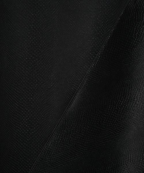 LANVIN COLLECTION / ランバン コレクション ロング・マキシ丈スカート | スネークフェイクレザースカート | 詳細3