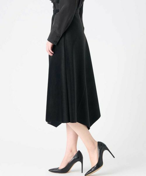 LANVIN COLLECTION / ランバン コレクション ロング・マキシ丈スカート | スネークフェイクレザースカート | 詳細5