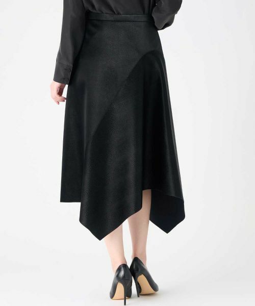 LANVIN COLLECTION / ランバン コレクション ロング・マキシ丈スカート | スネークフェイクレザースカート | 詳細6