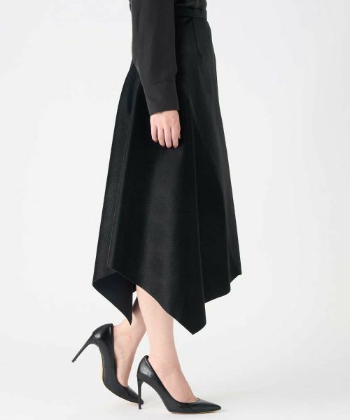 LANVIN COLLECTION / ランバン コレクション ロング・マキシ丈スカート | スネークフェイクレザースカート | 詳細7