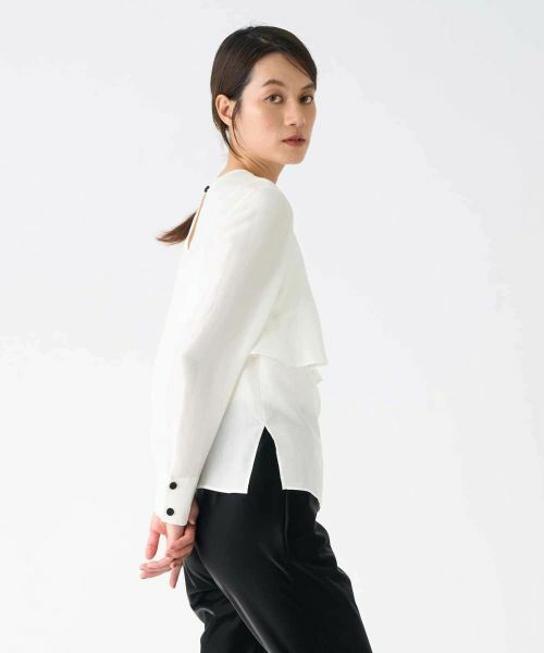 LANVIN COLLECTION / ランバン コレクション シャツ・ブラウス | バイオスエード加工ブラウス | 詳細10