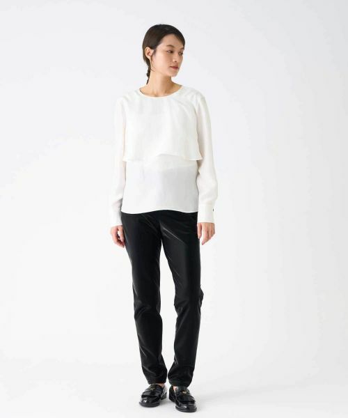 LANVIN COLLECTION / ランバン コレクション シャツ・ブラウス | バイオスエード加工ブラウス | 詳細11