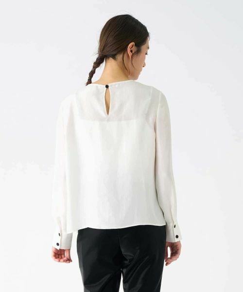 LANVIN COLLECTION / ランバン コレクション シャツ・ブラウス | バイオスエード加工ブラウス | 詳細9