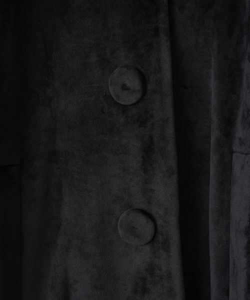 LANVIN COLLECTION / ランバン コレクション その他アウター | ベロアボンディングコート | 詳細10