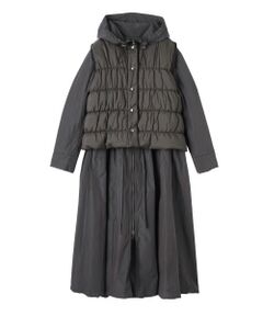 LANVIN COLLECTION / ランバン コレクション その他アウター | 3WAY タフタメモリーコート