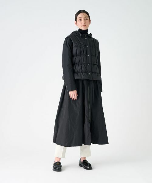 LANVIN COLLECTION / ランバン コレクション その他アウター | 3WAY タフタメモリーコート | 詳細1