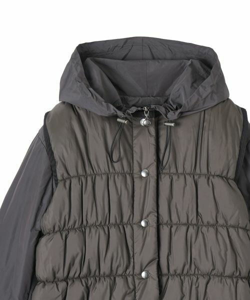 LANVIN COLLECTION / ランバン コレクション その他アウター | 3WAY タフタメモリーコート | 詳細15