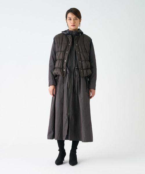 LANVIN COLLECTION / ランバン コレクション その他アウター | 3WAY タフタメモリーコート | 詳細8