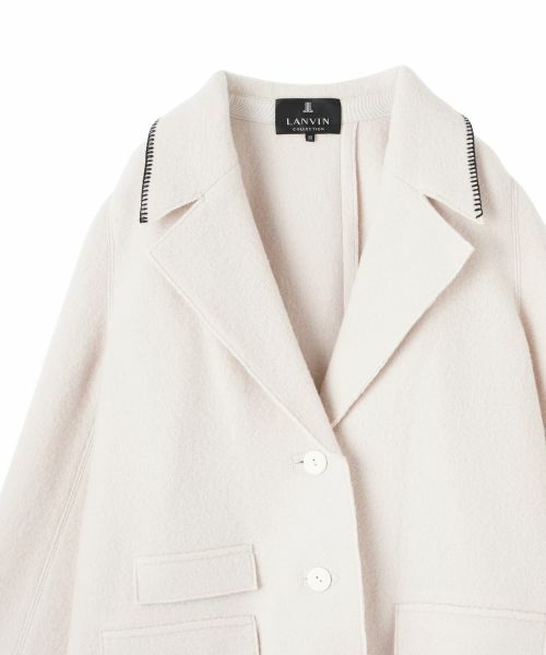 LANVIN COLLECTION / ランバン コレクション その他アウター | ウールコート | 詳細2