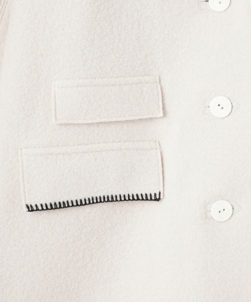 LANVIN COLLECTION / ランバン コレクション その他アウター | ウールコート | 詳細4