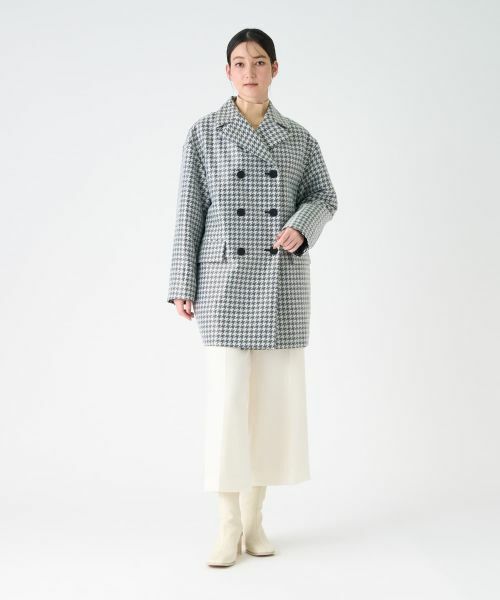 LANVIN COLLECTION / ランバン コレクション その他アウター | 千鳥格子コート | 詳細1