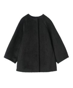 LANVIN COLLECTION / ランバン コレクション その他アウター | アルパカウール メランジシャギーコート